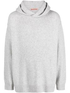 Acne Studios hoodie en laine à effet chiné - Gris