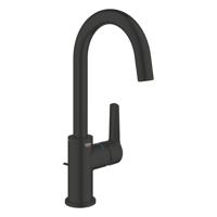 GROHE Start QuickFix Wastafelkraan - l-size - met waste - matte black 242032432