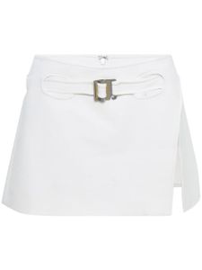 Dion Lee minijupe Interloop - Blanc