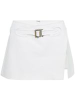 Dion Lee minijupe Interloop - Blanc