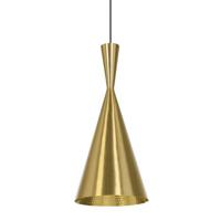 Tom Dixon Beat Tall LED Hanglamp - Messing - thumbnail