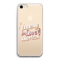 Pizza is the answer: iPhone 7 Transparant Hoesje