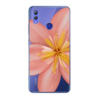 Pink Ellila Flower: Honor Note 10 Transparant Hoesje