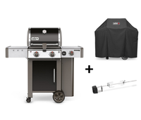 Weber Genesis II LX E-240 GBS black met hoes en braadspit - thumbnail