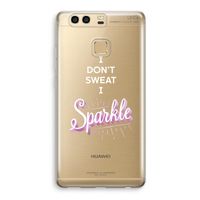 Sparkle quote: Huawei P9 Transparant Hoesje