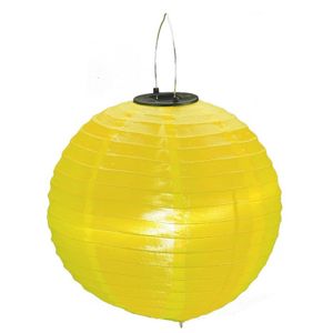 Gele solar lampionnen op zonne energie 30 cm