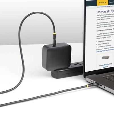 USB-kabel Startech USB2EPR3M Zwart 3 m