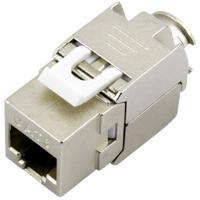 TRU COMPONENTS RJ45-koppeling, Cat. 6 93038C368 Koppeling, recht Aantal polen (sensoren) 8 Metaal 1 stuk(s)