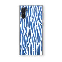 Blauwe nerven: Samsung Galaxy Note 10 Transparant Hoesje