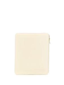 Comme Des Garçons Wallet étui pour ordinateur en cuir - Blanc