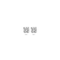 14k Witgouden Oorknoppen met Lab Grown Diamant 0.20ct - 3,25 mm (2x 0.10ct)