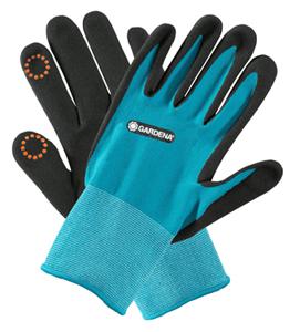 Gardena 11512-20 beschermende handschoen Tuinhandschoenen Zwart, Blauw Elastaan, Nitril, Polyester