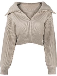 Jacquemus pull La maille Risoul en laine - Tons neutres