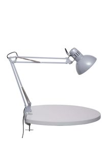 Bureaulamp MAUL Study tafelklem excl.LED lamp E27 zilver