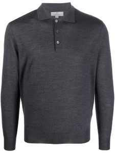 Canali polo en laine mérinos - Gris