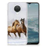 Nokia G20 | G10 | TPU Hoesje | Paarden