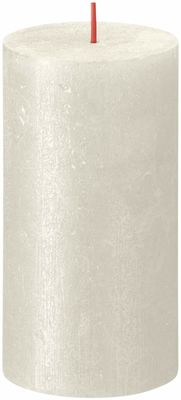 Bolsius shimmer rustiekkaars 130/68 ivoor