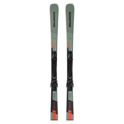 Salomon E S/Max 8 XT + M10 GW L80 Ski Oil Green/Black/Neon Red 163