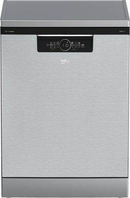 Beko BDFN36560XC Cornerintense Vrijstaande vaatwasser Grijs