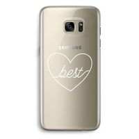 Best heart pastel: Samsung Galaxy S7 Edge Transparant Hoesje