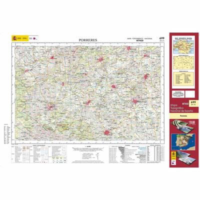 Topografische kaart 699 MT50 Porreres (Mallorca) | CNIG - Instituto Geográfico Nacional1