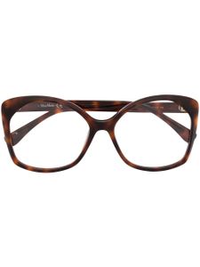 Max Mara Eyewear lunettes de vue à monture d'inspiration wayfarer - Marron