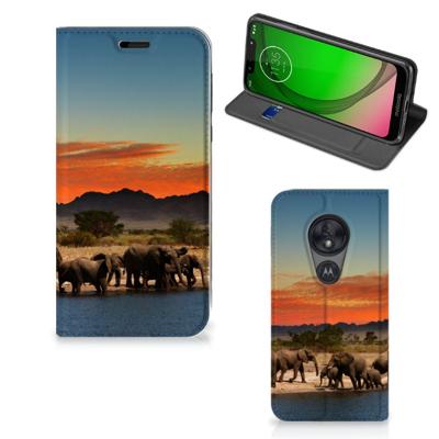 Motorola Moto G7 Play | Hoesje maken | Olifanten