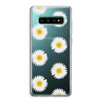 Margrietjes: Samsung Galaxy S10 Plus Transparant Hoesje