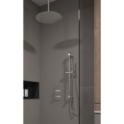 Regendouche set SaniClear Talpa | Inbouw | 30 cm | Thermostaatkraan | Incl.Inbouwdeel | 2-weg | Rond | Chroom