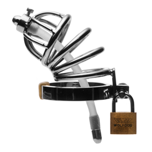 XR Brands Stainless Steel Chastity Cage