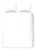 Good Morning Dekbedovertrek "uni dessin" - Wit - (240x200/220 cm) - Katoen