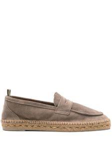 Castañer espadrilles en raphia tressé - Gris