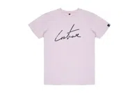 Couture Club Logo Print Slim Fit T-Shirt Heren Roze - Maat XS - Kleur: Roze | Soccerfanshop