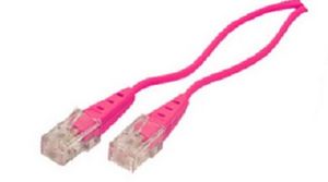 Shiverpeaks ISDN Verbindingskabel [1x RJ45-stekker - 1x RJ45-stekker] 1 m Magenta