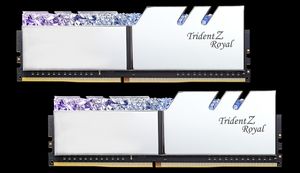 G.Skill 16 GB DDR4-3600 Kit werkgeheugen F4-3600C18D-16GTRS, Trident Z Royal, RGB led, XMP 2.0