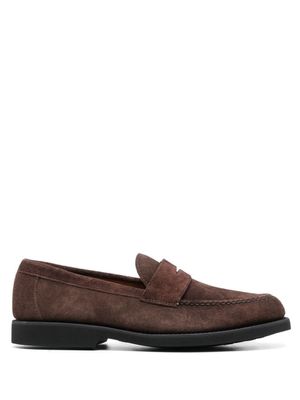 Sebago mocassins en daim à entaille penny - Marron