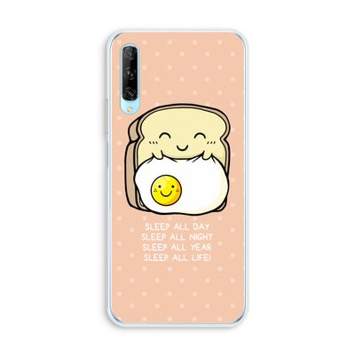 Sleep All Day: Huawei P Smart Pro Transparant Hoesje