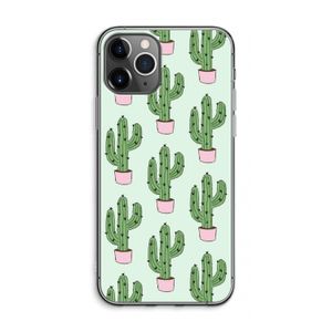 Cactus Lover: iPhone 11 Pro Max Transparant Hoesje