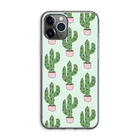 Cactus Lover: iPhone 11 Pro Max Transparant Hoesje