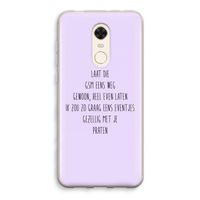 GSM: Xiaomi Redmi 5 Transparant Hoesje GSM: Xiaomi Redmi 5 Transparant Hoesje