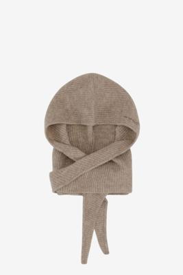 Ganni muts Balaclava A5983 almond milk