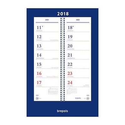 Wand 2 week kalender op schild