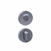 Intersteel WC-sluiting verdekt ø53x10mm met stift 8x8mm - PVD RVS getrommeld