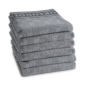 DDDDD Pelle - Keukendoek - 50x55 cm - Grijs - 6 stuks