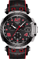 Horlogeband Tissot T1154172705702 / T603045116 Rubber Zwart 22mm