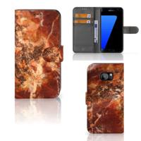 Samsung Galaxy S7 Edge | Bookcase | Marmer Bruin