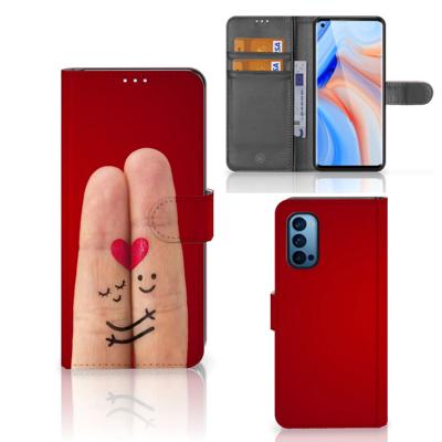 OPPO Reno 4 Pro 5G | Wallet Case | met Pasjes | Liefde - Origineel Romantisch Cadeau