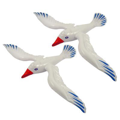 Henbrandt Opblaasbare meeuw vogel - 2x - 67 cm - Zeevogels - Maritieme decoraties Henbrandt Opblaasbare meeuw vogel - 2x - 67 cm - Zeevogels - Maritieme decoraties