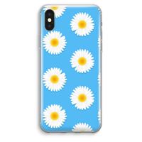 Margrietjes: iPhone XS Max Transparant Hoesje