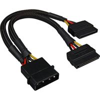 Sata Y- Stroomadapter, 0,15m Adapter